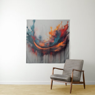 Abstrakte Malerei Kunst Wandteppich