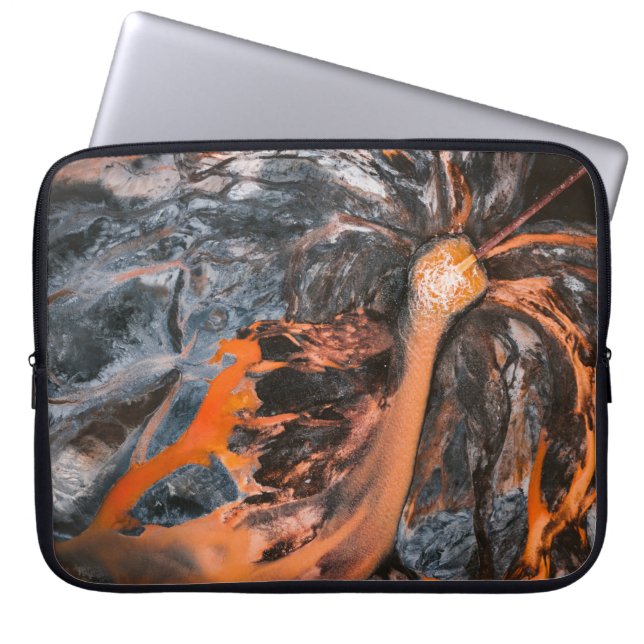 Abstrakte Malerei Laptopschutzhülle (Vorderseite)
