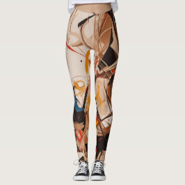 Abstrakte Malerei Leggings