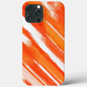 Abstrakte Malerei   Orange White Abstrakt Art Case-Mate iPhone Hülle