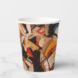 Abstrakte Malerei Pappbecher