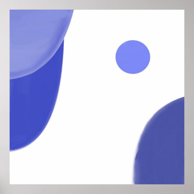 abstrakte Malerei Poster (Vorne)