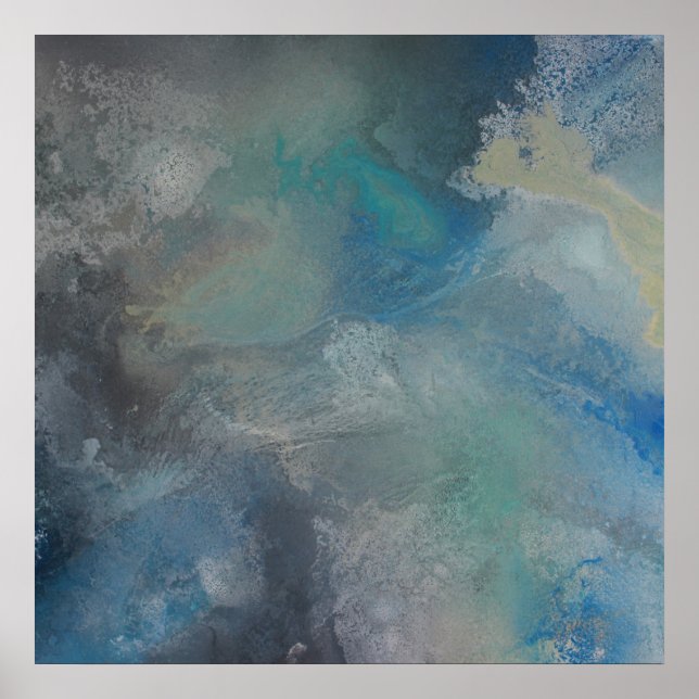 abstrakte Malerei Poster (Vorne)