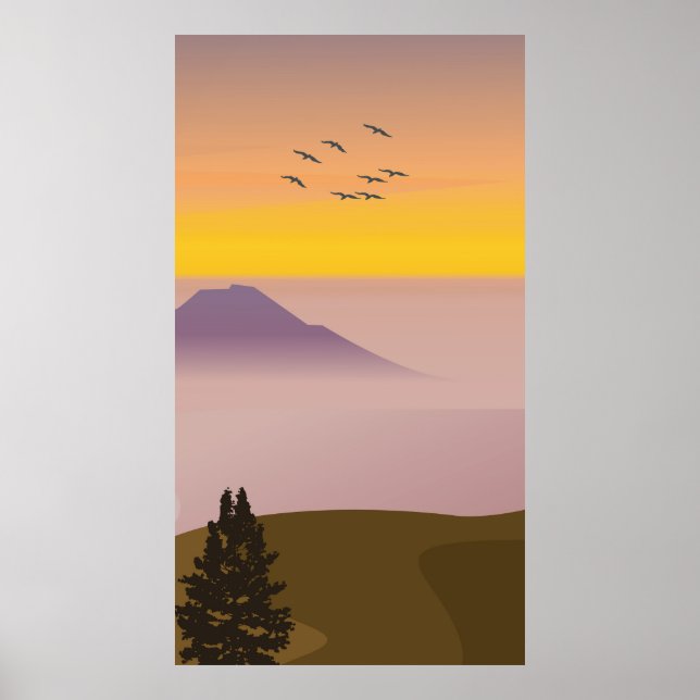 Abstrakte Malerei Poster (Vorne)