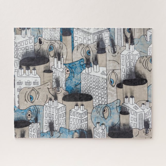 Abstrakte Malerei Puzzle (Horizontal)