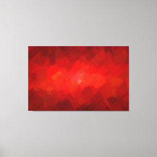 Abstrakte Malerei   Retro Red 17 Leinwanddruck