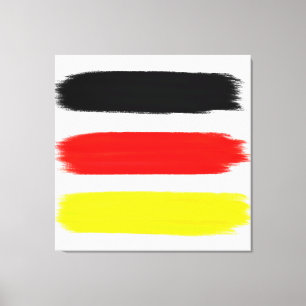 Abstrakte Malerei Rotes Gelb Leinwanddruck