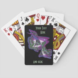 Abstrakte Malerei Spielkarten