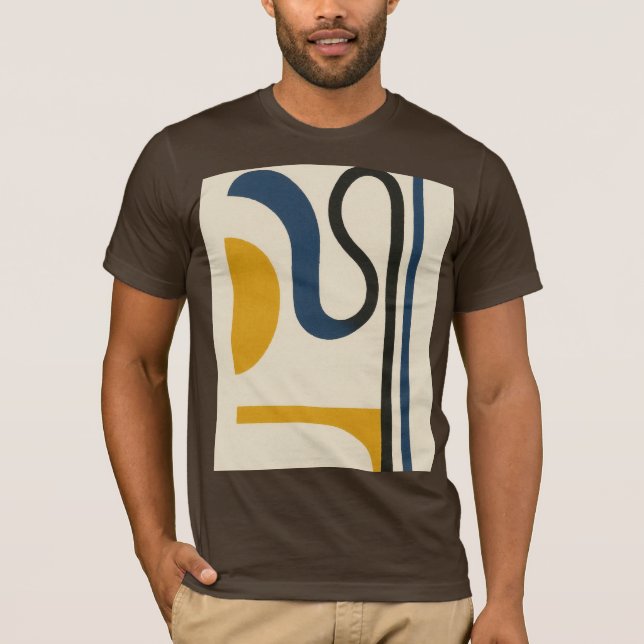 Abstrakte Malerei T-Shirt (Vorderseite)