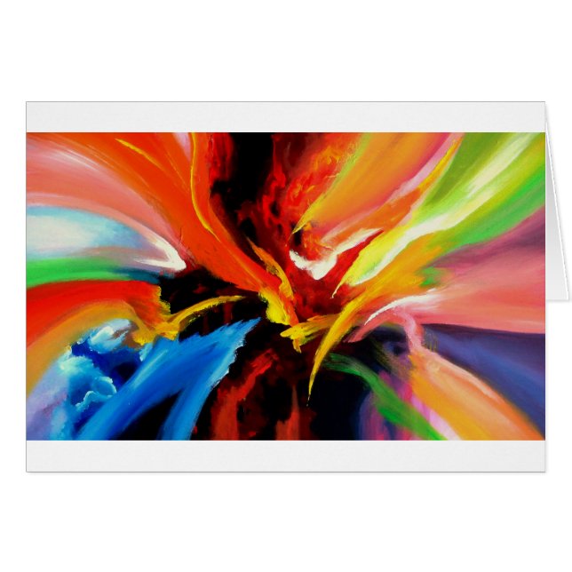 Abstrakte Malerei von Serdar Hizli (Vorderseite (Horizontal))