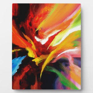 Abstrakte Malerei von Serdar Hizli Fotoplatte