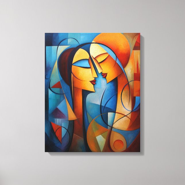 Abstrakte Malerei Wand an Leinwand Kunst, Dichtung (Vorderseite)