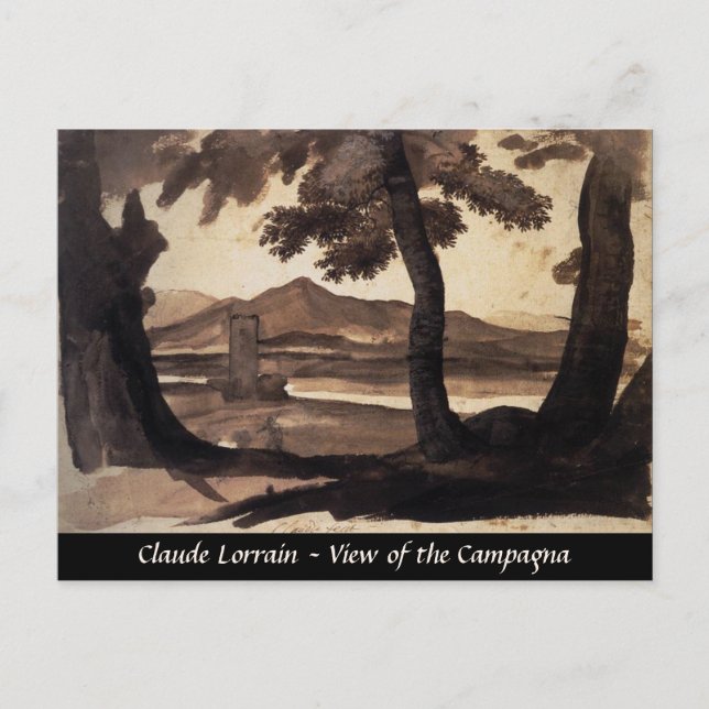 abstrakte Malerfarbe Rom Campagna Postkarte (Vorderseite)