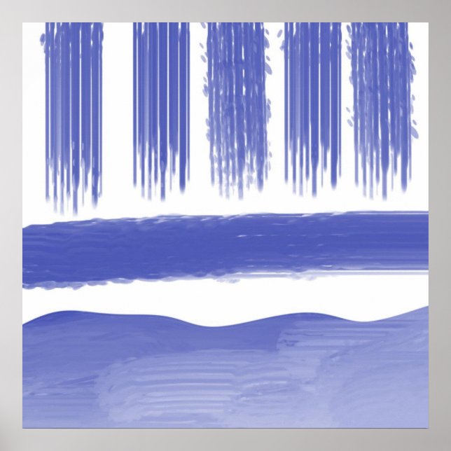 abstrakte Malkunst Poster (Vorne)