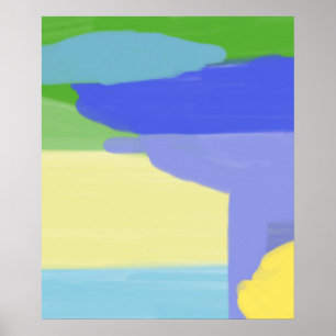 abstrakte Malkunst Poster
