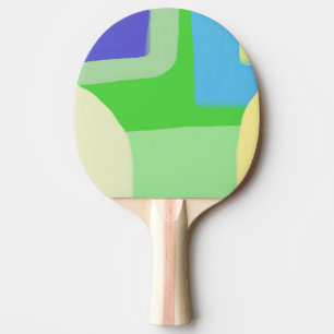 abstrakte Malkunst Tischtennis Schläger