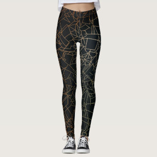 Abstrakte Malmuster Frauen Leggings