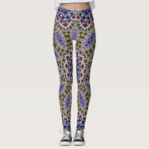 Abstrakte Mandala Ethno Leggings