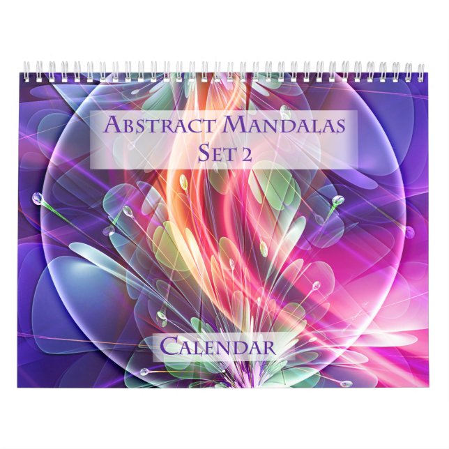 Abstrakte Mandalas Set 2 Kalender (Titelbild)