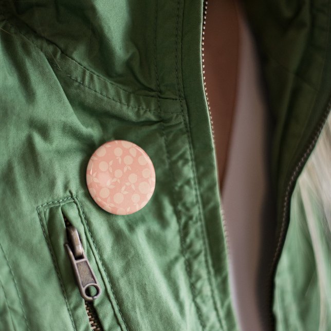 Abstrakte Mandarine Peach-Muster Button (Von Creator hochgeladen)