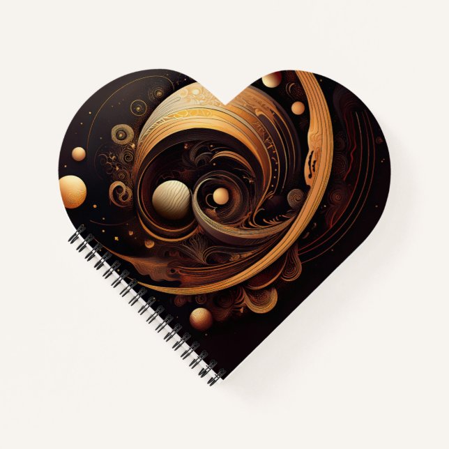 Abstrakte Mars Notizbuch (Vorderseite)