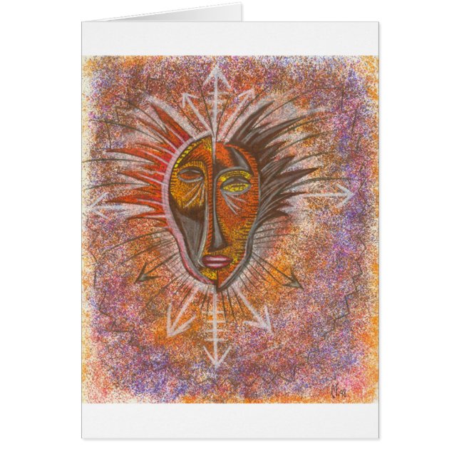 Abstrakte Maske (Vorne)