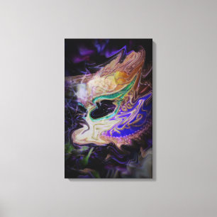 Abstrakte Maskerade Maske Leinwand Kunst