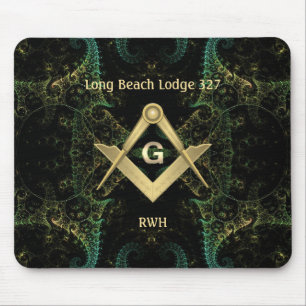 Abstrakte Masonic Mit Monogramm Mouse Pad Mousepad