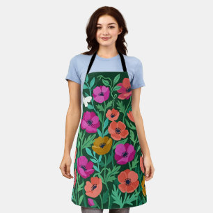 Abstrakte Matisse-Anemonen-Schmetterlinge-Schürze Schürze