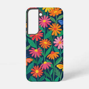Abstrakte Matisse-Gänseblümchen-Schmetterlinge-Sam Samsung Galaxy Hülle