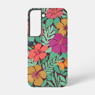 Abstrakte Matisse-Hibiskus-Schmetterling-Samsung-H Samsung Galaxy Hülle