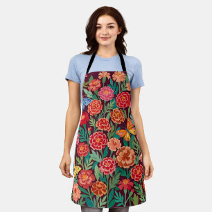 Abstrakte Matisse Ringelblumen Schmetterlinge Schü Schürze
