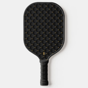 Abstrakte, matte, quadratische Struktur Pickleball Schläger