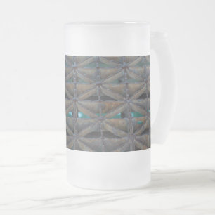 Abstrakte Mattierte Glasbierbrücke, verwendbar, Ta Mattglas Bierglas