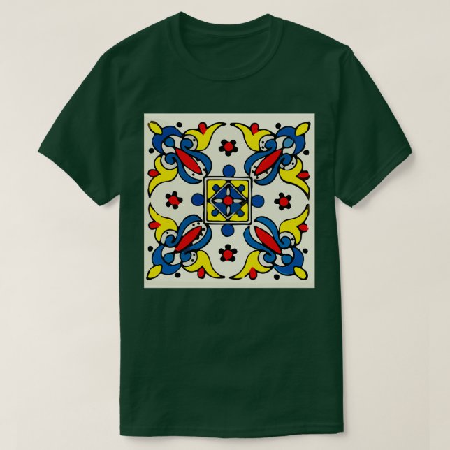 Abstrakte Mauer aus Talkstein T-Shirt (Design vorne)