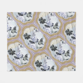 Abstrakte Méallions Fleecedecke