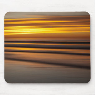 Abstrakte Meereslandschaft bei Sonnenuntergang, CA Mousepad