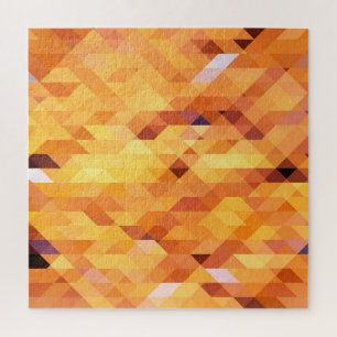 Abstrakte mehrfarbige, niedrige Poly-Mosaike. Puzzle