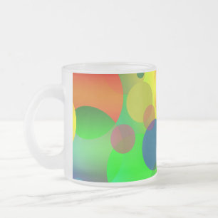 Abstrakte mehrfarbige Schaltkreise - 23089 Mattglastasse