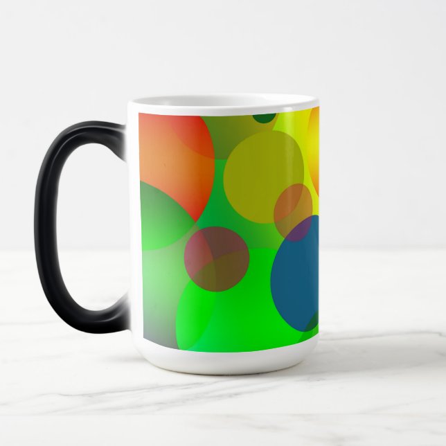 Abstrakte mehrfarbige Schaltkreise - 23089 Verwandlungstasse (Links)