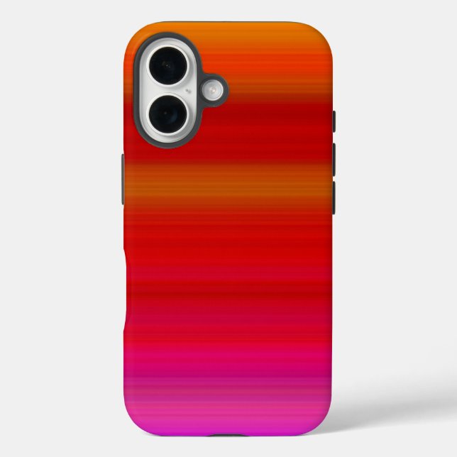 Abstrakte mehrfarbige Streifen Case-Mate iPhone Hülle (Rückseite)