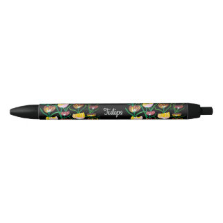 Abstrakte mehrfarbige Tulpen Kugelschreiber