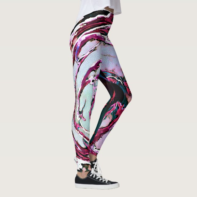 Abstrakte Merkur-Art-Leggings Leggings (Rechts)