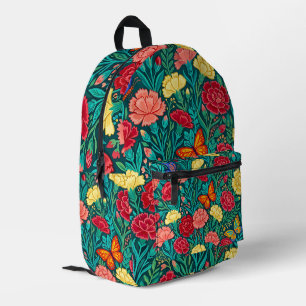 Abstrakte mexikanische Nelken Schmetterlinge Rucks Bedruckter Rucksack