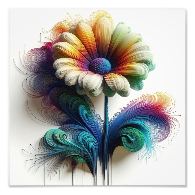 Abstrakte Milchprodukte in elektromagnetischen Wel Fotodruck (Vorne)