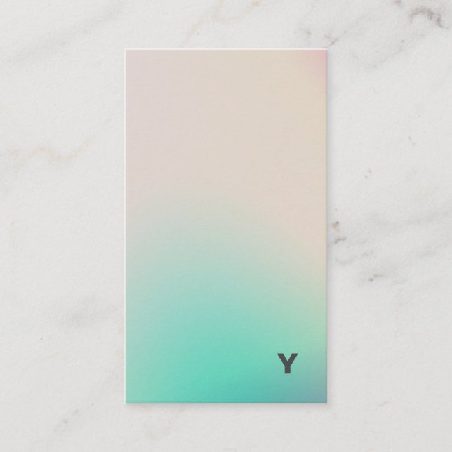 Abstrakte minimale Steigungs-vertikale Visitenkarte (Vorderseite)