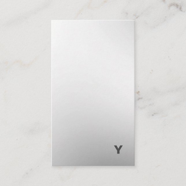 Abstrakte minimale Steigungs-vertikale Visitenkarte (Vorderseite)