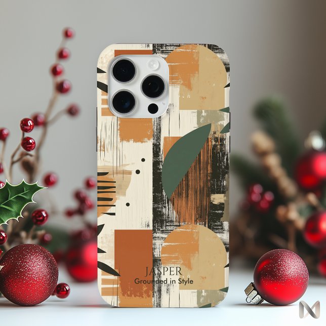 Abstrakte Minimalistische Erde - Bio Natur Case-Mate iPhone Hülle (Von Creator hochgeladen)