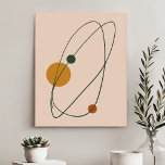 Abstrakte Minimalistische Orbit-Kreise und -Linien Künstlicher Leinwanddruck<br><div class="desc">Mit diesem modernen und minimalistischen Leinwand können Sie Ihren Platz ganz anders gestalten. Dieses Kunstwerk mit einem faszinierenden Design von sich überschneidenden Kreisen und Linien erinnert an ein Gefühl der Bewegung und des Himmelswunders. Die neutrale Farbpalette und die schlichte und dennoch faszinierende Komposition machen sie zu einer vielseitigen und stilvollen...</div>