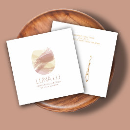 Abstrakte Minimalistische Schmuckkarte